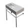 Scarabeo By Nameeks Teorema 17.32'' White Ceramic Rectangular Bathroom Sink with Overflow
