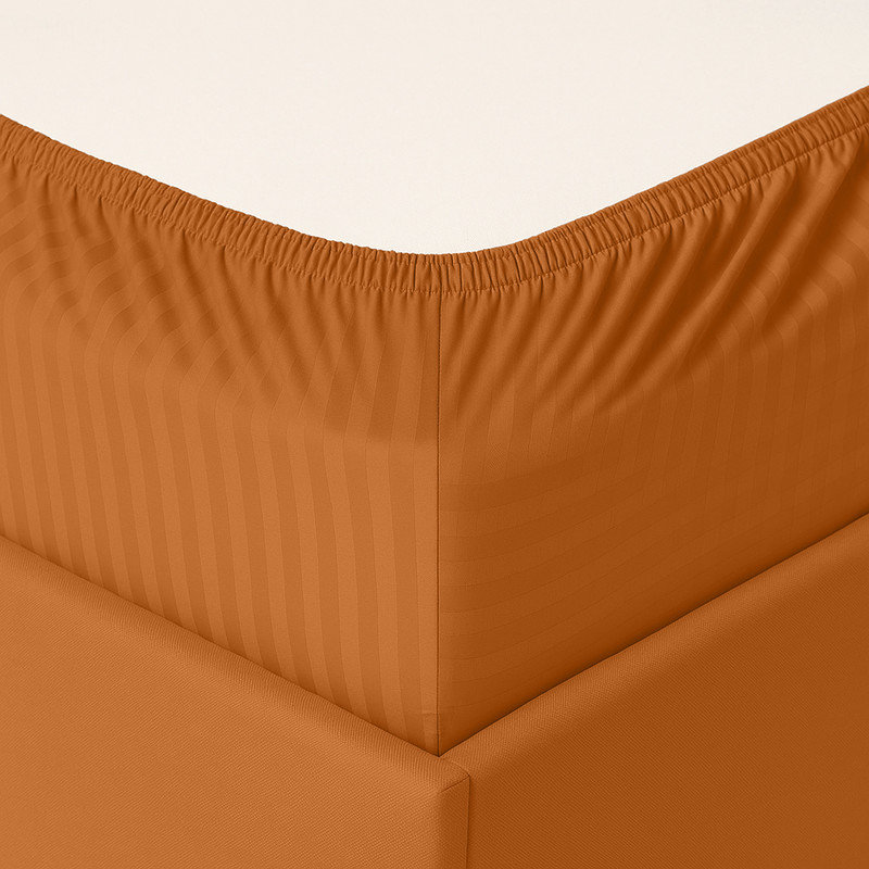 Ensemble de draps 100% coton American Home, Épice, Ensemble de draps pour lit double avec 2 taies d'o