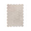 Biscuit Cotton Polka Dots Area Rug in White/Pink