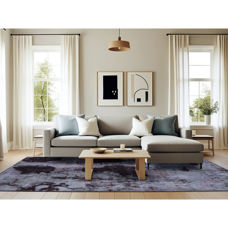 Abstract Indoor Rug, Rectangle 6' x 9'