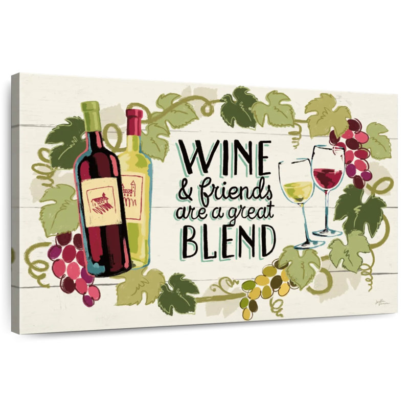 Tergel Wine And Friends I, H 30 po x l 45 po
