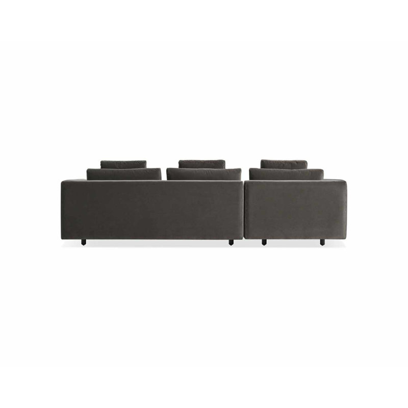 Hands Down Chaise Sectional, Left Hand Facing, Tofte Navy/Color Mix 1 Polyester Blend