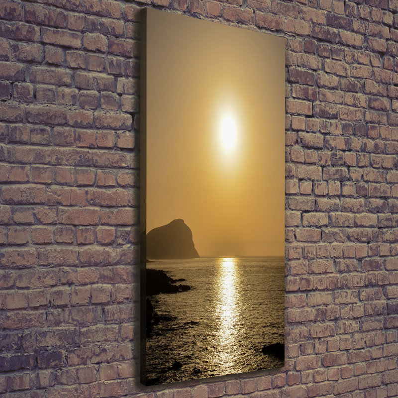 Sunset Sea - Wrapped Canvas Print