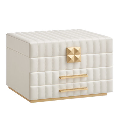 3-Tier Jewellery Box with Mirror