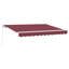 VidaXL 200cm D Polyester Cover Retractable Patio Awning-126173521-126173530
