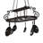 48" Long Neo 3 Light Pot Rack