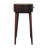 Solid Wood Honey Caramel Rounded Small Console Table