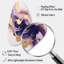 "Mauve et or" I - fractales, décoration murale en métal de forme irrégulière, impression d'art asymétrique mauve en métal-105585297