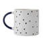Mikasa Spotty Stoneware Mug Set, Set of 4 Durable Stoneware Cups, 390ml