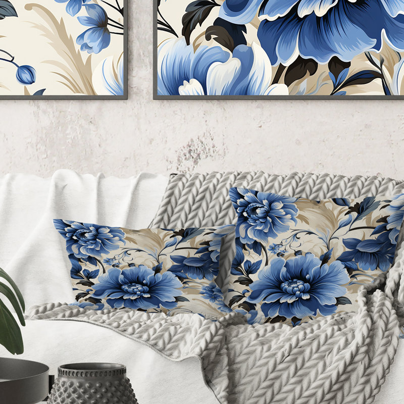 Housse et insert de coussin rectangulaire en polyester 