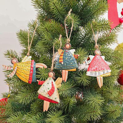 6.25'' Metal Hanging Figurine Ornament
