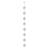 8.5ft 8-Piece Faux Copper Butterfly Shaped Rain Chain with V-Shaped Gutter Clip (KD)
