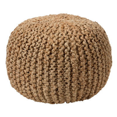 Deckerville 20" Wide Round Pouf Ottoman