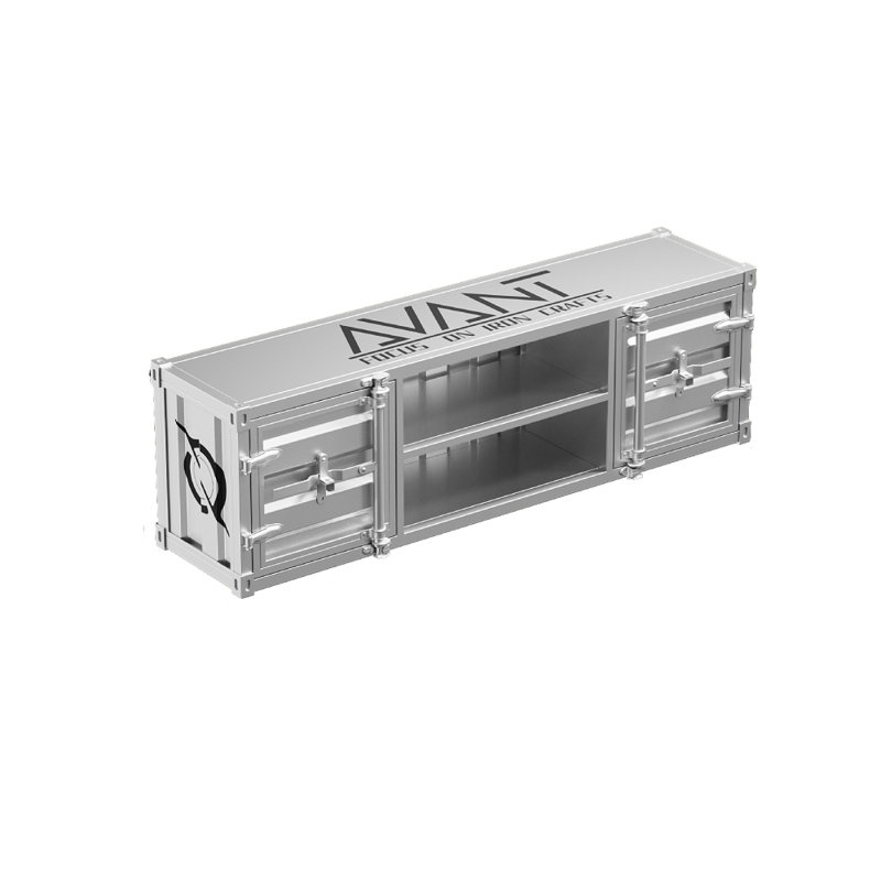 Crédence de rangement l 59,05 po Mulero, Argent