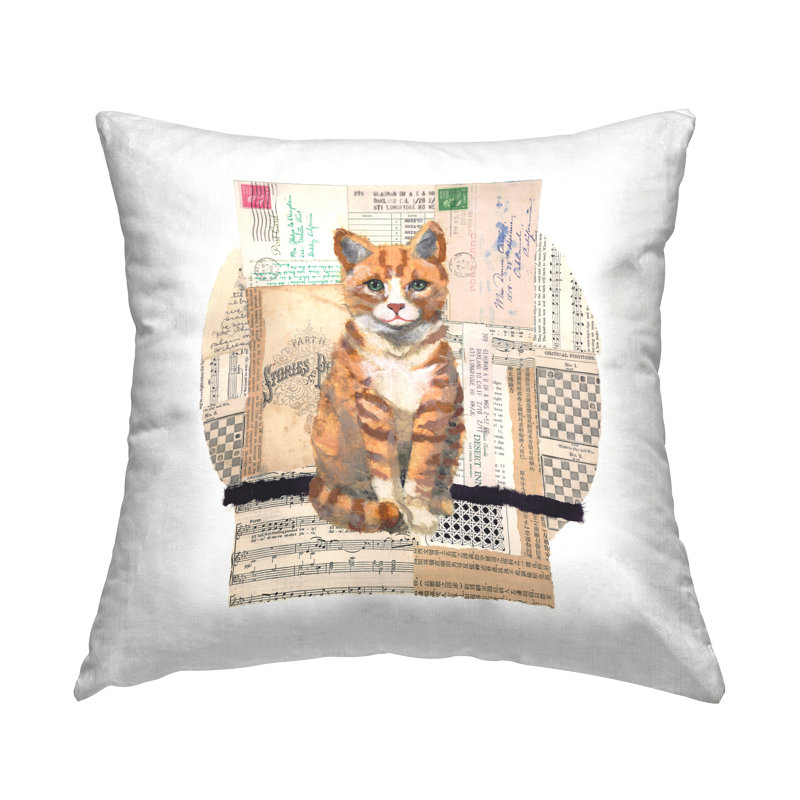 Coussin Cat Collage