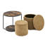 Table multifonctionnelle - jaune foncé avec espace de rangement et design attrayant-1670683053