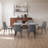 Iras 6 - Person Extendable Dining Set, 61.4'' Dining Table Sets-1450584910