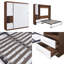 Lit escamotable double avec armoire de rangement configurable-1576667815