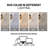 Striped Texture Linen Beige Indoor High-Low Area Rug-999393060