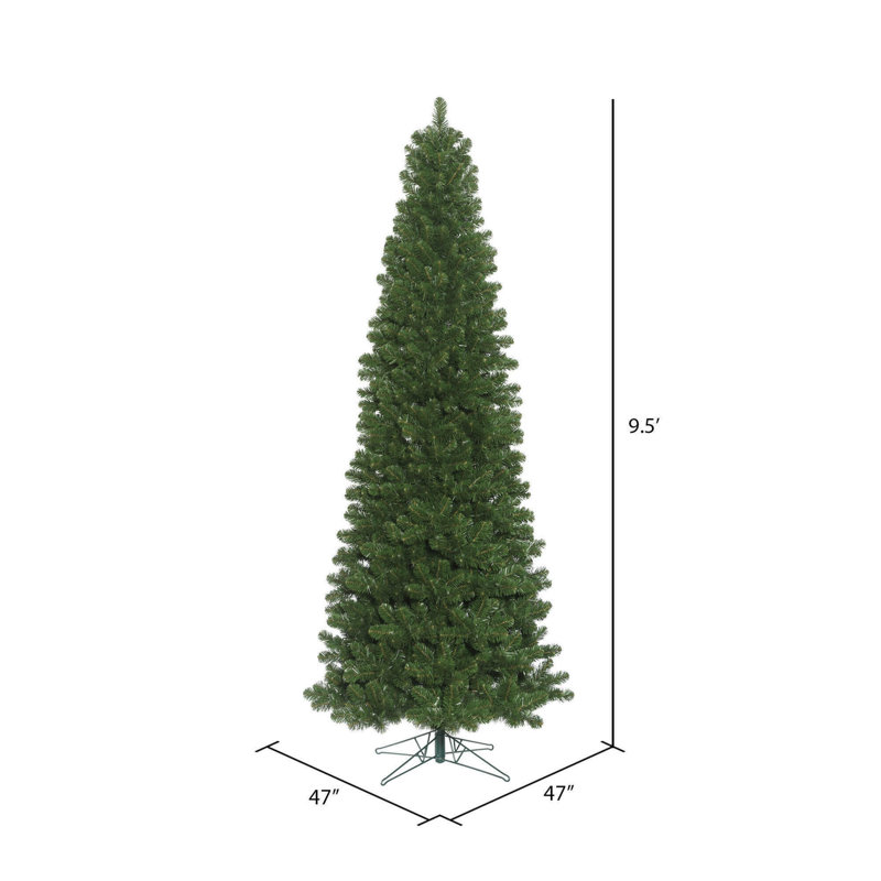 Oregon Fir Slim Artificial Christmas Tree, 9.5' H, Unlit