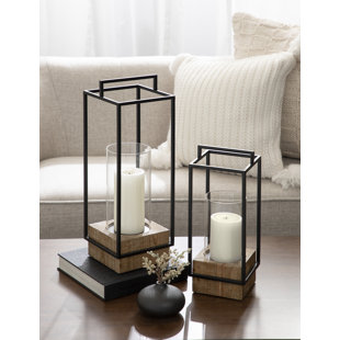 Home Decor Custom Design Candle Holder With Metal Wood Bamboo Lid