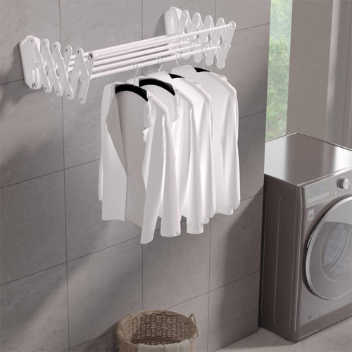 Color of the face home Foldable Wall-Mounted Drying Rack | Wayfair