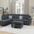 Polyfibre gris anthracite