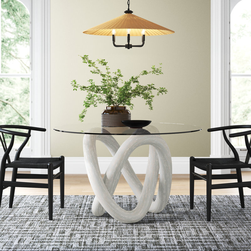 Cresson 48'' Round Dining Table, White