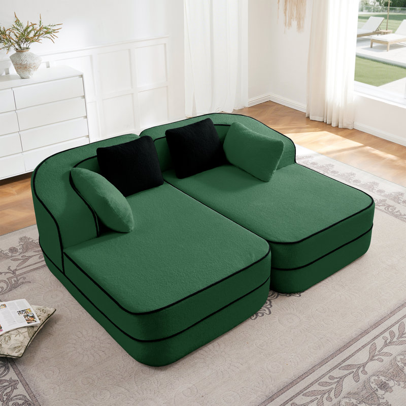Canapé Canapé 77,2 "Teddy, Vert