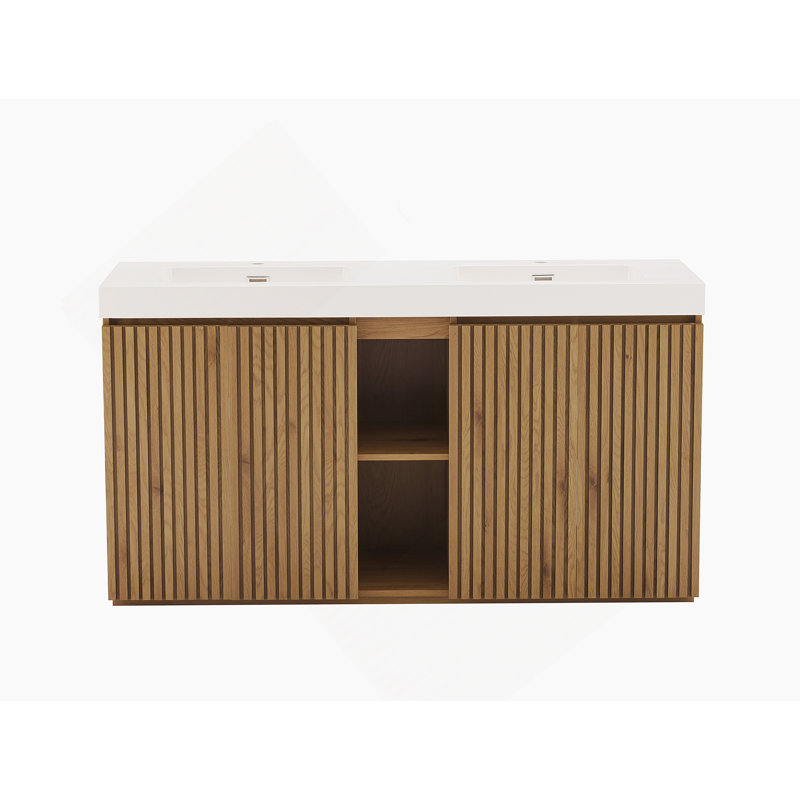 Meuble-lavabo autoportant avec lavabo