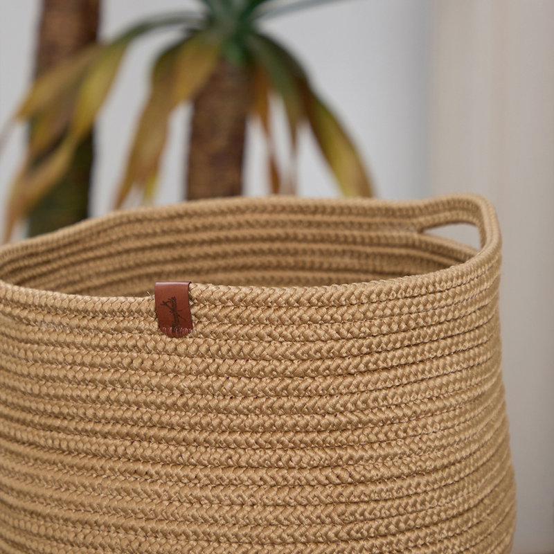Panier décoratif 100% jute