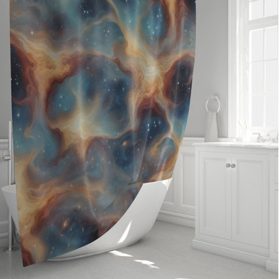 Susette Abstract Shower Curtain