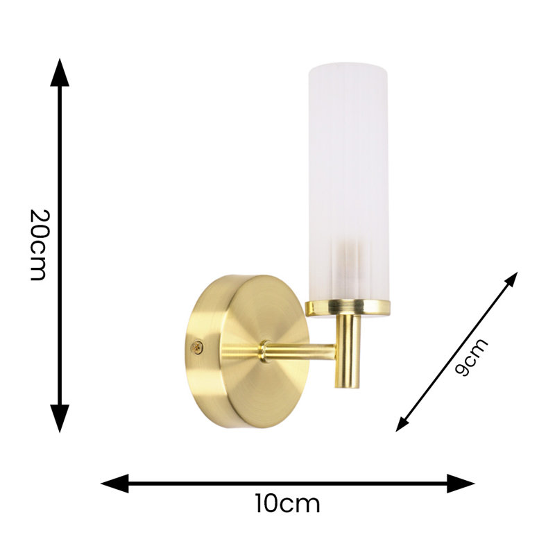 Cirone Plastic LED Flush Mounted Sconce, Natural