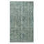 Tapis bleu sarcelle 4,7 x 8,2 pi. Tapis turc fait à la main. Décoration intérieure moderne