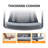 Fcd Office Chair Mid Back Mesh Swivel Rolling Desk Chairs With Adjustable Lumbar Support And Seat Height, Tiltable Back