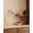 Cogan 1-Light Dimmable Armed Sconce-1241347632