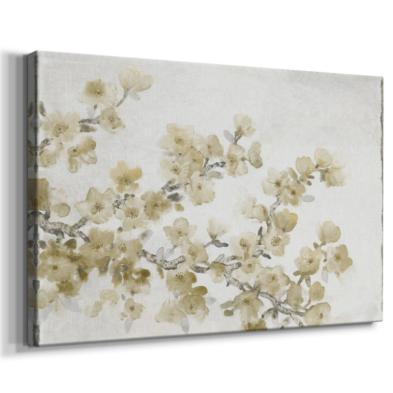 Composition neutre de cerisier en fleurs II - Cavas enveloppés de galerie, 8 x 12