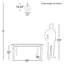1 lumière 12 po Luminaire suspendu moderne en or-70501135