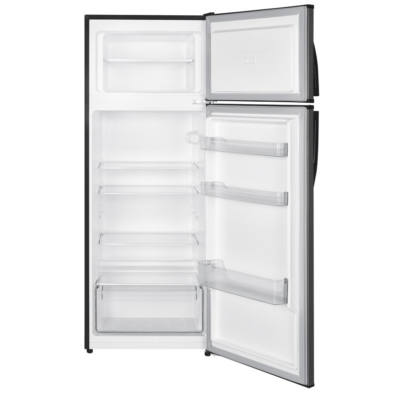 Compact Silver Energy Star Top Freezer Refrigerator