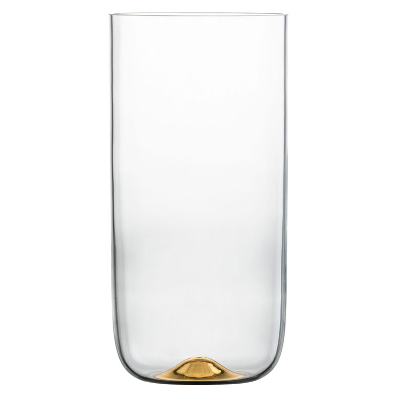 Olivea Crystal Table Vase, Gold 