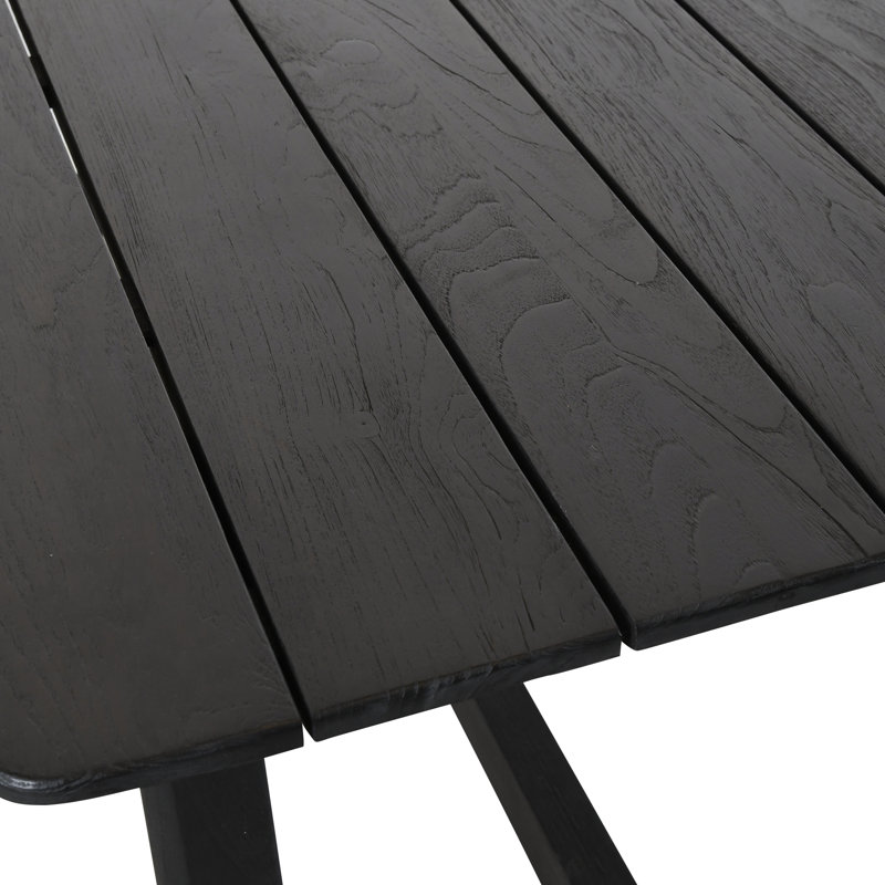 Outdoor Teak, Black
