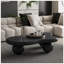 Table basse en forme de nuage avec 3 pieds sphériques, courbes et plateau spacieux pour les salons modernes-812721584-812721585