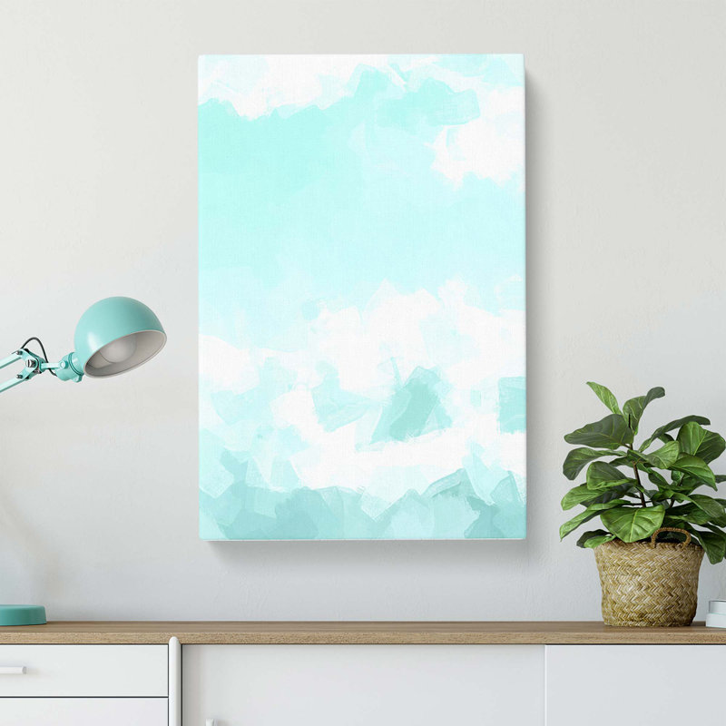 Clouded In Abstract - Wrapped Canvas Print, 91cm H x 60cm W x 3cm D