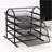 4 Tier Metal Mesh Desktop File Organizer
