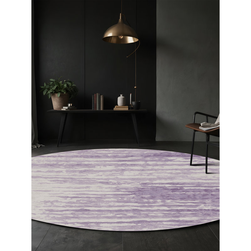 Tapis rose lavable à la machine, Rectangle 6 pi x 9 pi