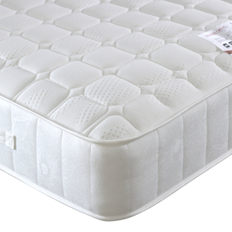 Orlando Ultimate Ortho Pocketsprung Divan Bed Set, Small Double (4'), Beige, Non Storage