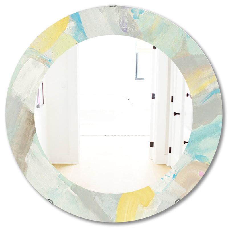 Miroir mural abstrait, H 31,5 po x l 23,7 po