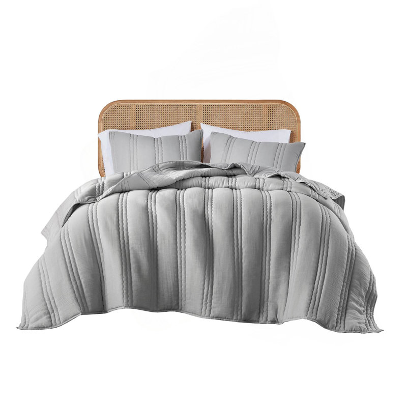 3 PCS  Poly Gauze Quilt Set