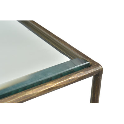 Zyron 60'' Glass Top Console Table