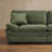 88" Corduroy Sofa, Modern Couch with Removable Washable Cover & Iron Frame-979814066